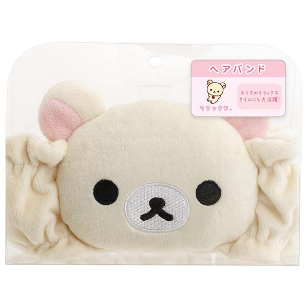 San-X | Rilakkuma BIG Face Hair Band - Korilakkuma CM55804