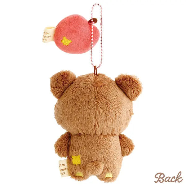 San-X | Rilakkuma Chairoikoguma 10th Anniversary Hanging Plush Toy - A