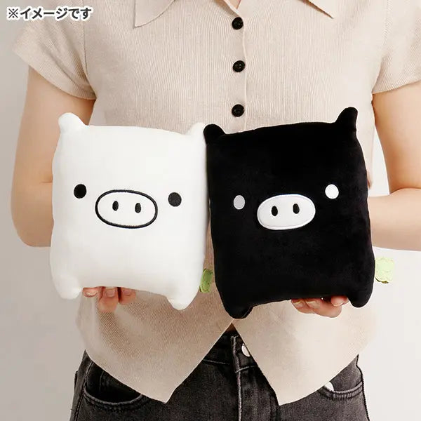San-X | San-X Universe Mochi Mochi Mini Huggable Plush Toy - Monokuro Boo (Black)