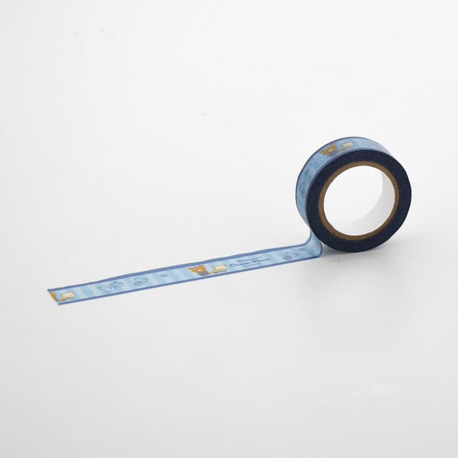 San-X | Rilakkuma Denim House Karuizawa Store Limited Masking Tape - Blue