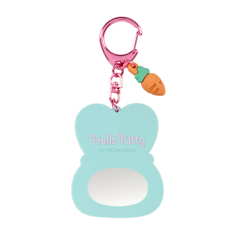 Sanrio | Sanrio Characters Fluffy Rabbit Secret Mirror Rubber Keychain Blind Box (8 Types)