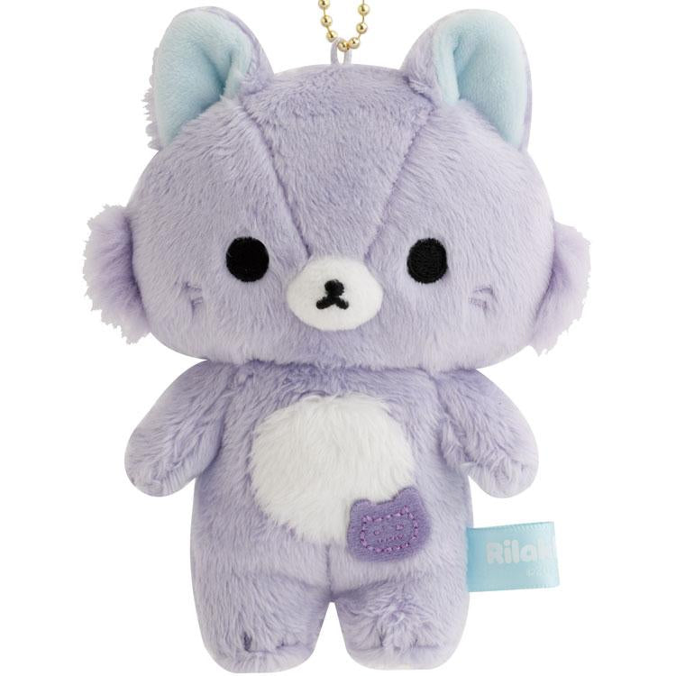 San-X | Rilakkuma and Awawa Neko Theme Hanging Plush Toy - Awawaneko