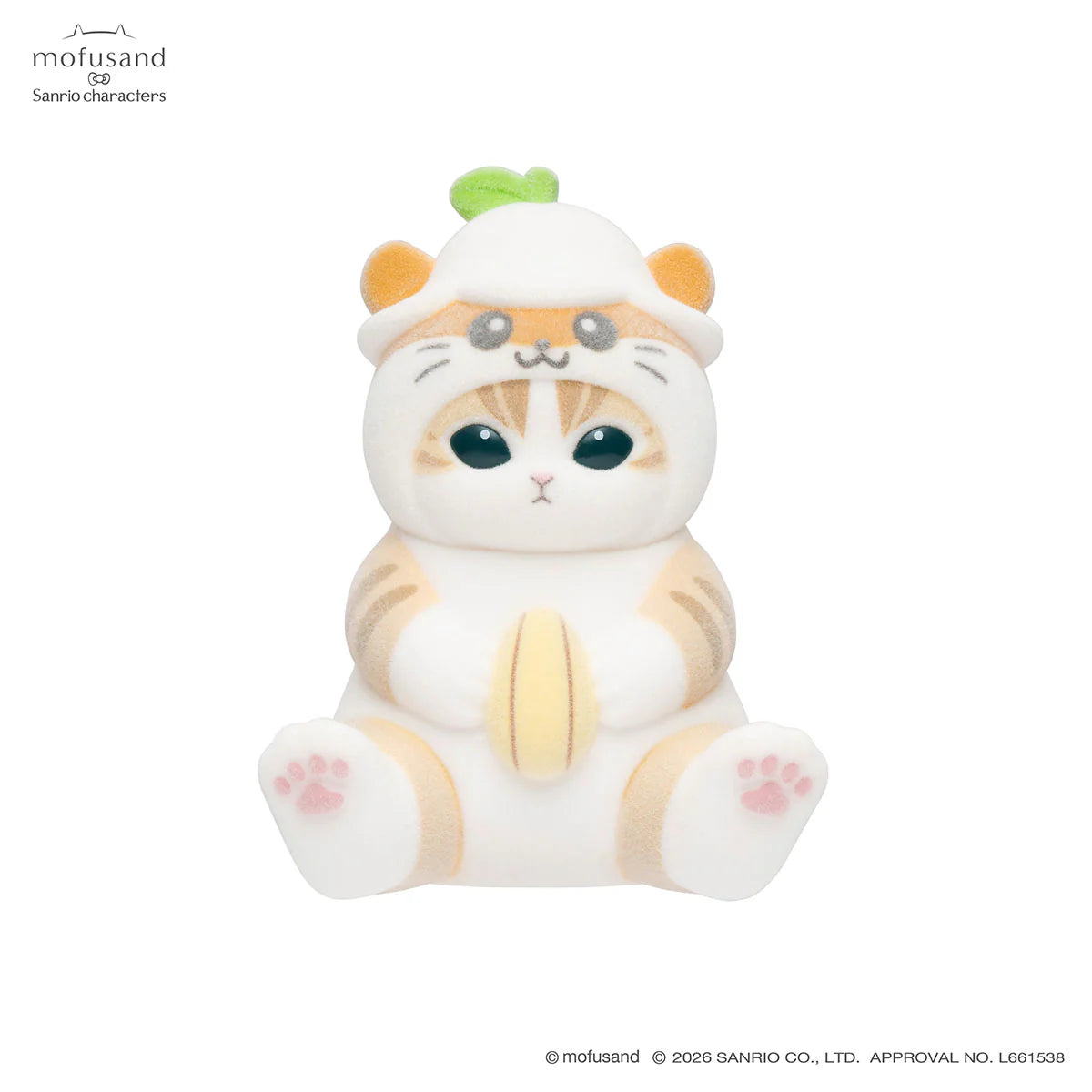 Mofusand | Sanrio Characters x Mofumofu Flocked Figure Trading Collection Vol.3 Blind Box (8 Types)