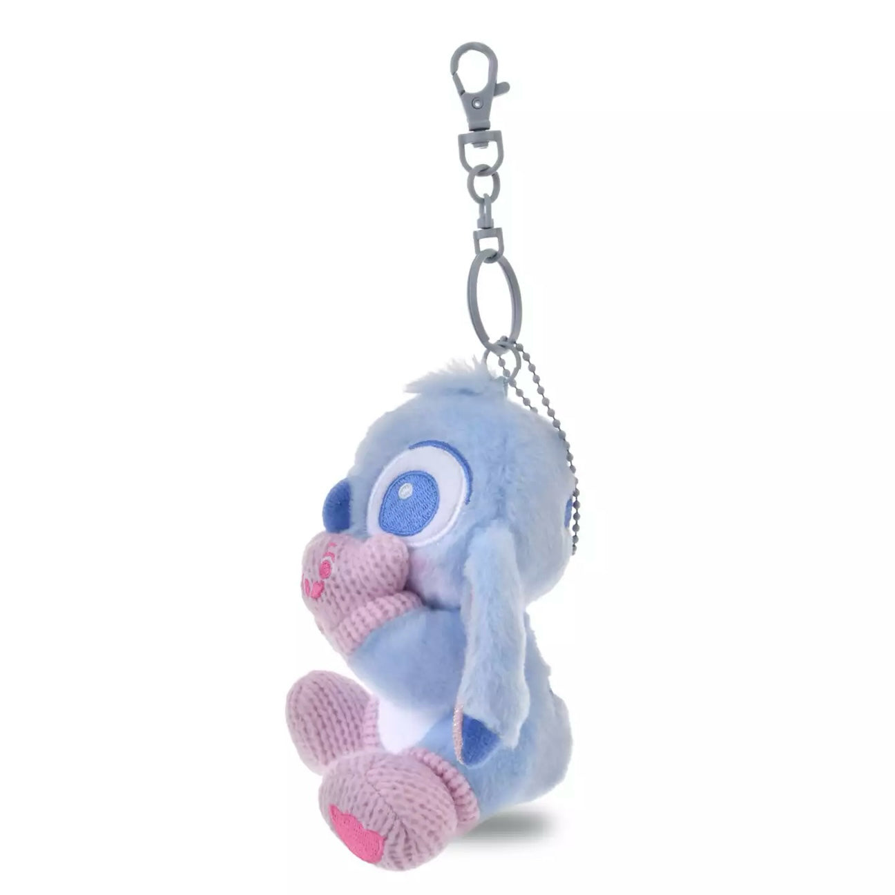 Disney Store JP | Blue Winter Shiny Color Plush Keychain - Stitch