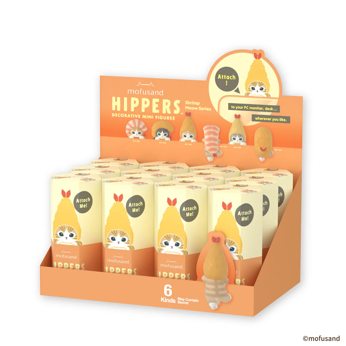 Mofusand | Mofusand HIPPERS Vol.2 Shrimp Meow Series Blind Box (7 Types)