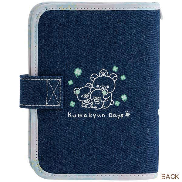 San-X | Chairoikoguma’s Kumakyun Days Denim Multi-Binder