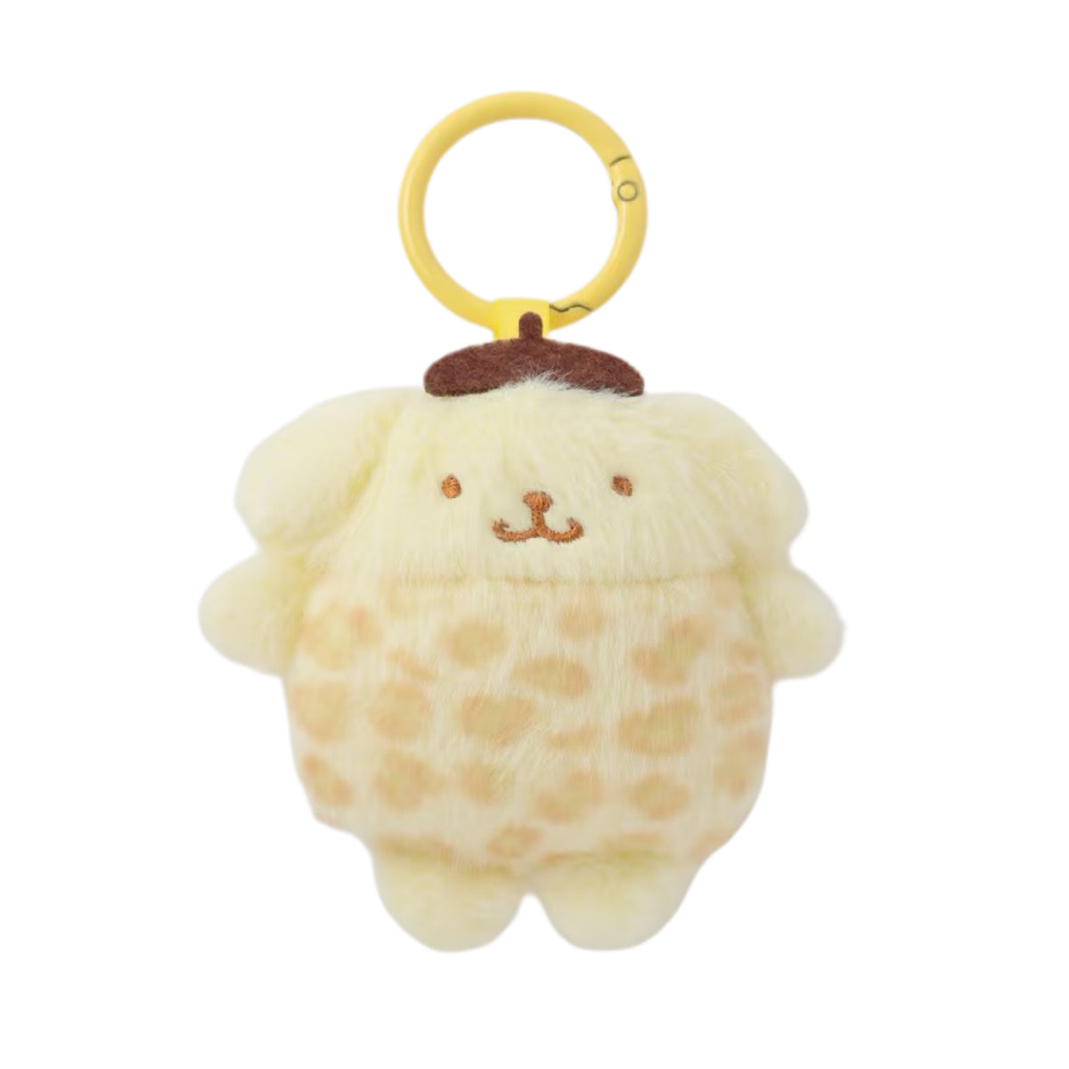 Sanrio | Sanrio Characters Leopard Print Fluffy Mini Mascot - Pompompurin