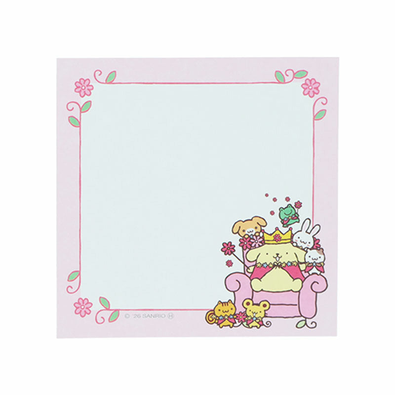 Sanrio | Sanrio Characters Square Memo - Pompompurin (Pink)