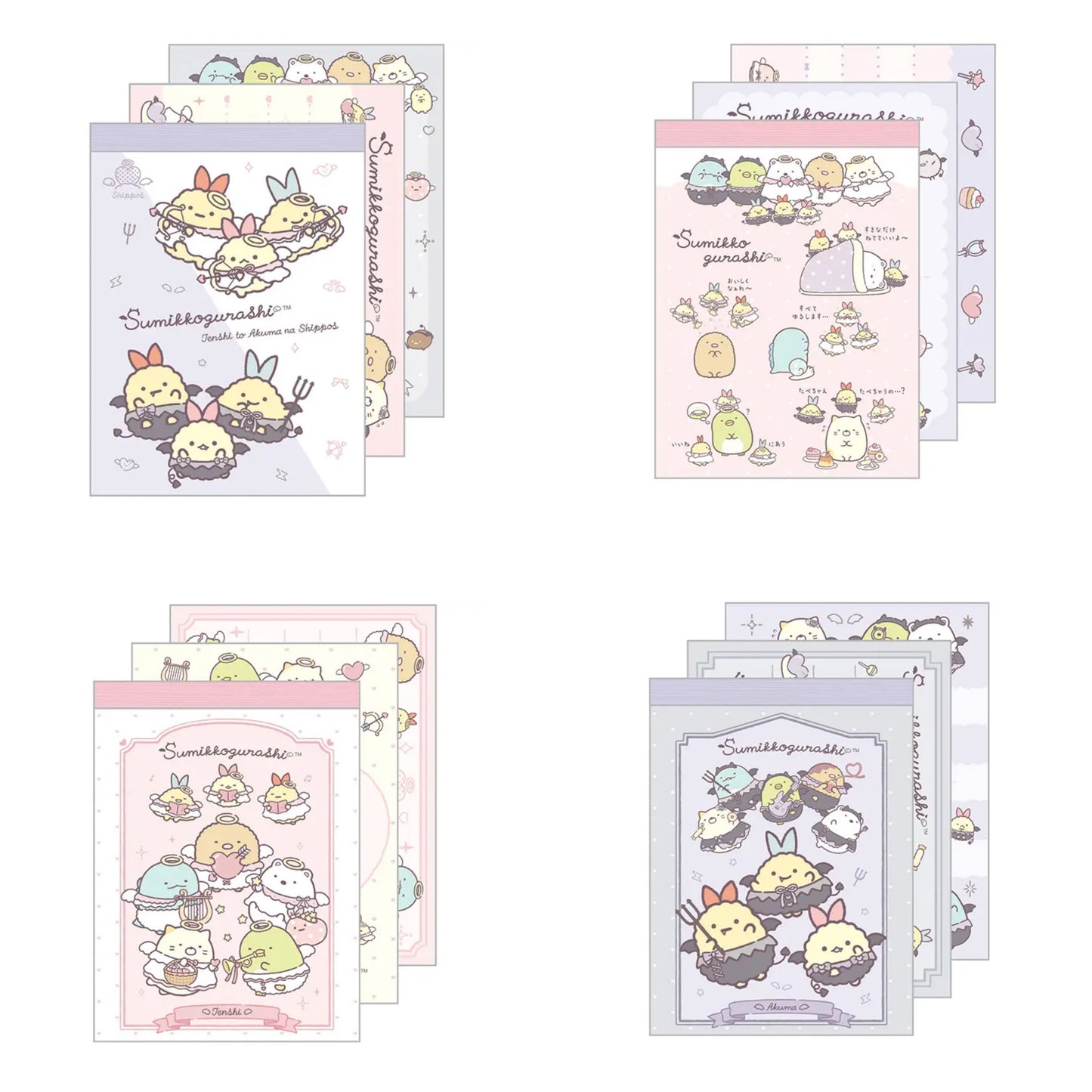 San-X | Sumikko Gurashi Angel & Devil Mini Cross Memo