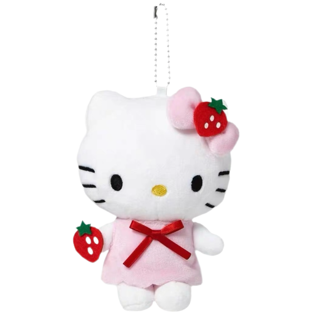 Sanrio Avail | Hello Kitty 50th Anniversary | Hello Kitty Strawberry Mascot Charm