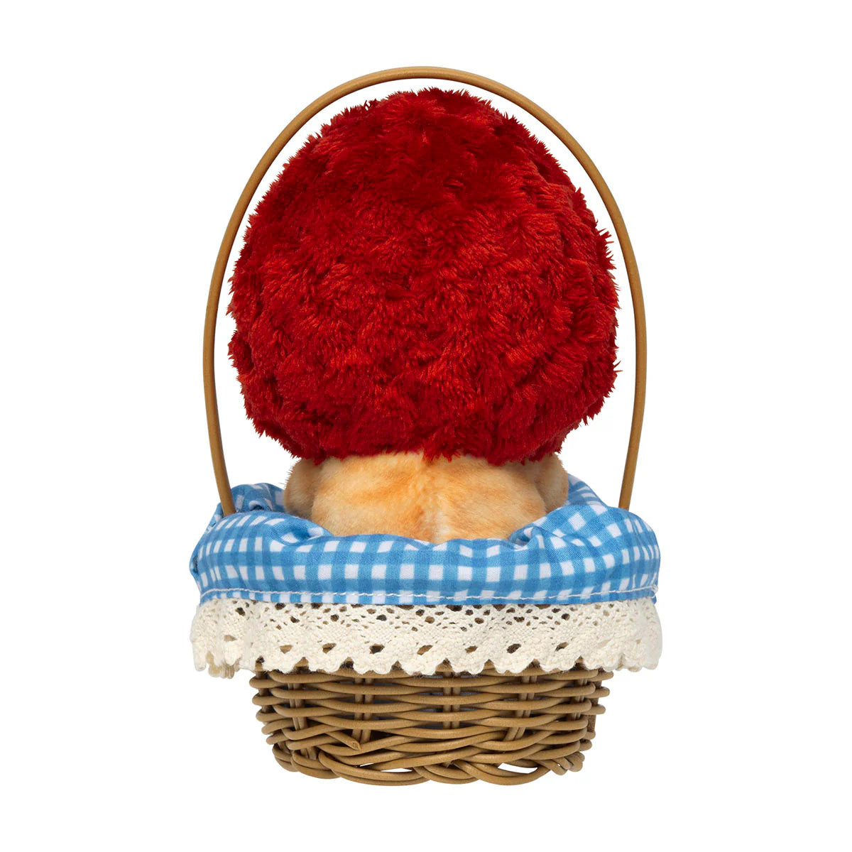 Mofusand | Mofusand MERCI STRAWBERRY Basket Plush Toy - Red