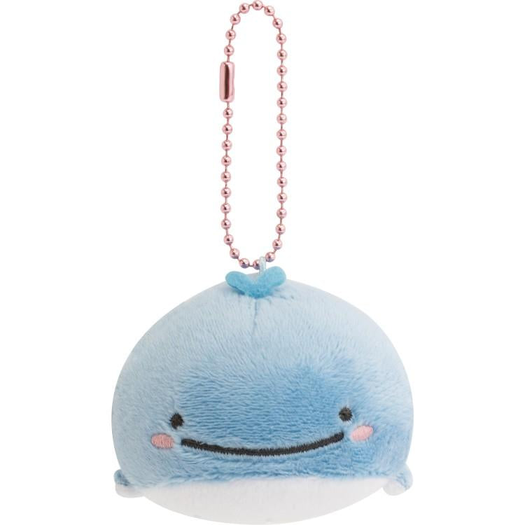 San-X | Jinbesan Donut Island Hanging Plush Toy - Baby Lost Whale