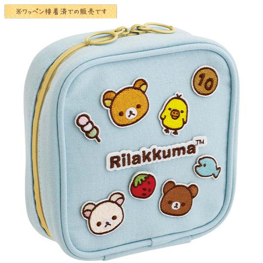 San-X | Rilakkuma Square Mini Pouch - Rilakkuma