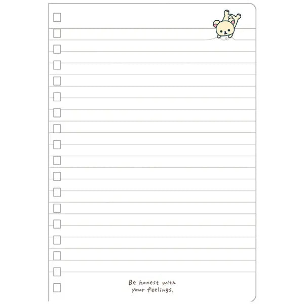 San-X | Rilakkuma B6SP Notebook - Korilakkuma