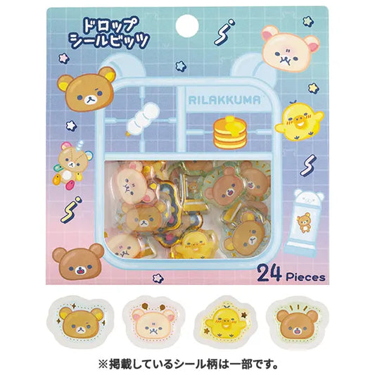 San-X | Rilakkuma Lab Theme Drop Sticker Pack - B