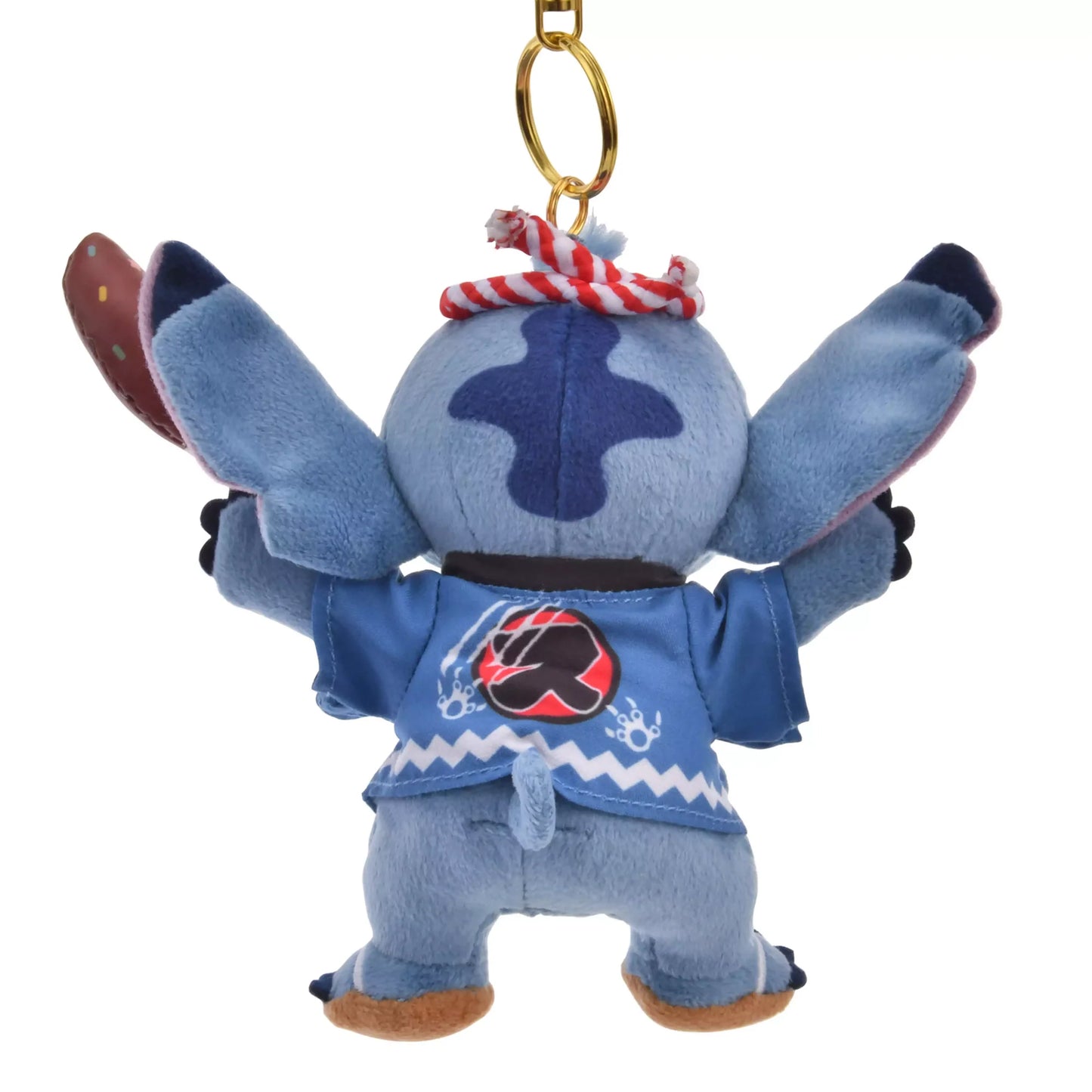 Disney Store JP | Japanese Matsuri Katakana Happi Plush Keychain - Stitch