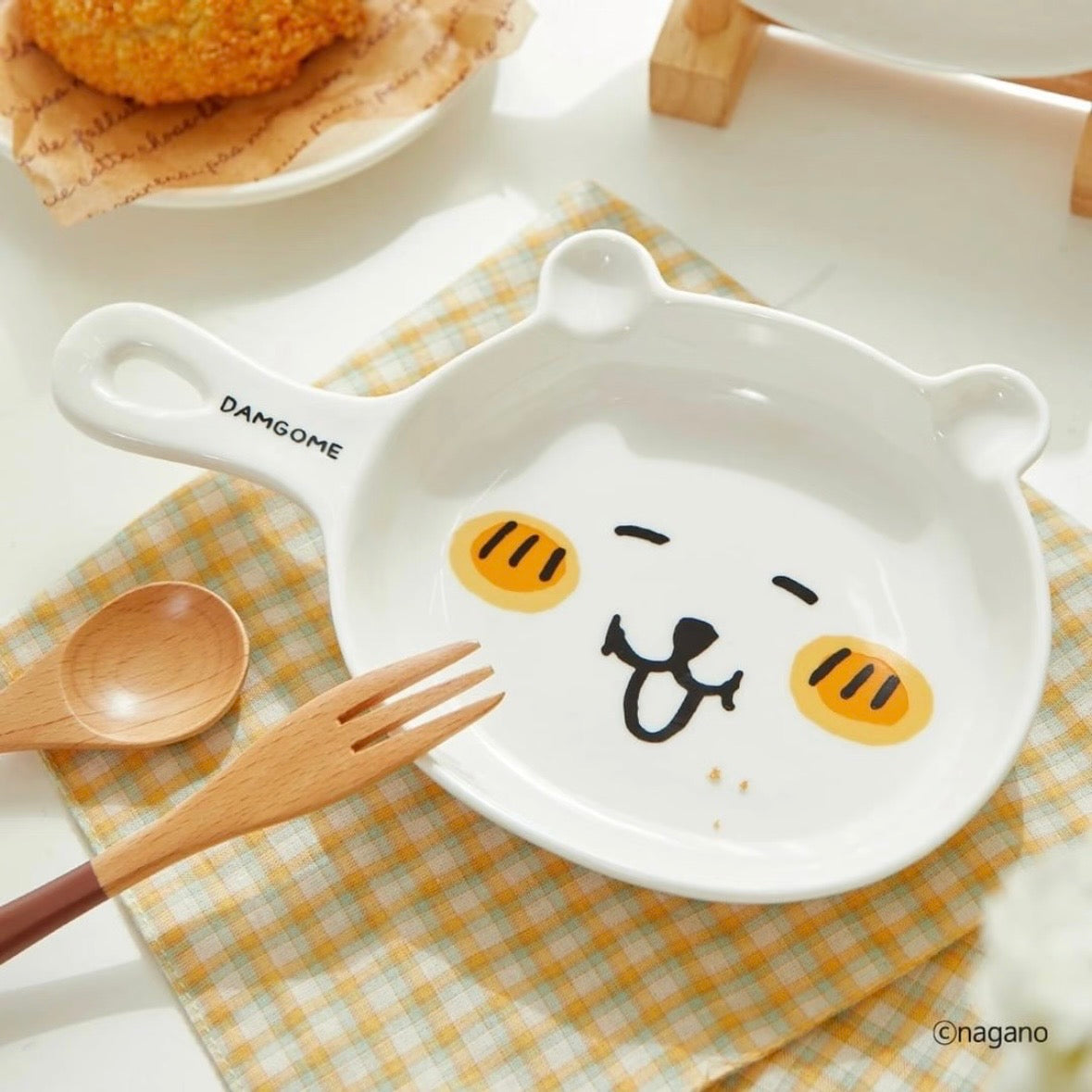 Nagano's | Korea Edition | Nagano Bear Damgome Handle Plate 2P Set