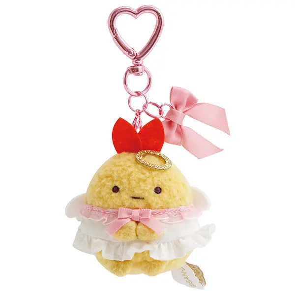 San-X | Sumikko Gurashi Angel & Devil Hanging Plush Toy - Fried Shrimp Tail (Angel)