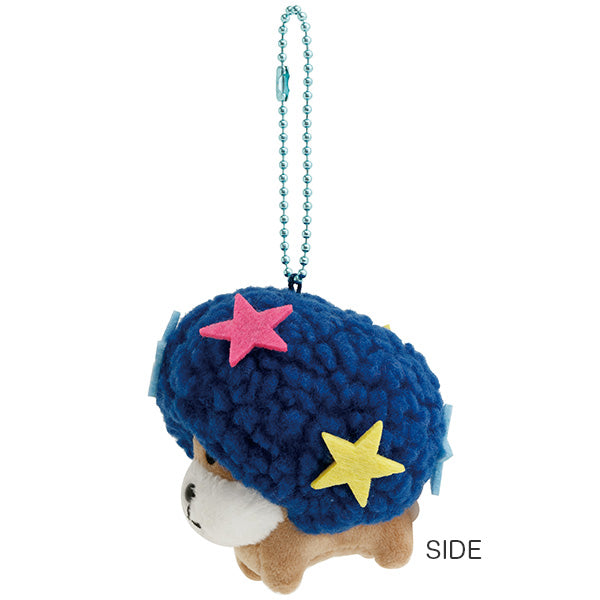 San-X | Characters Friends | Friends of Those Days Series - Afro Dog Hanging Plush Toy MO84401