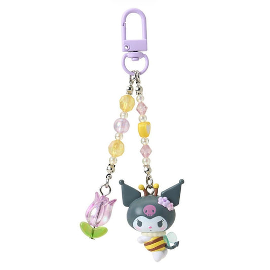 Sanrio | Sanrio Characters Flower-Loving Bee Phone Charm - Kuromi