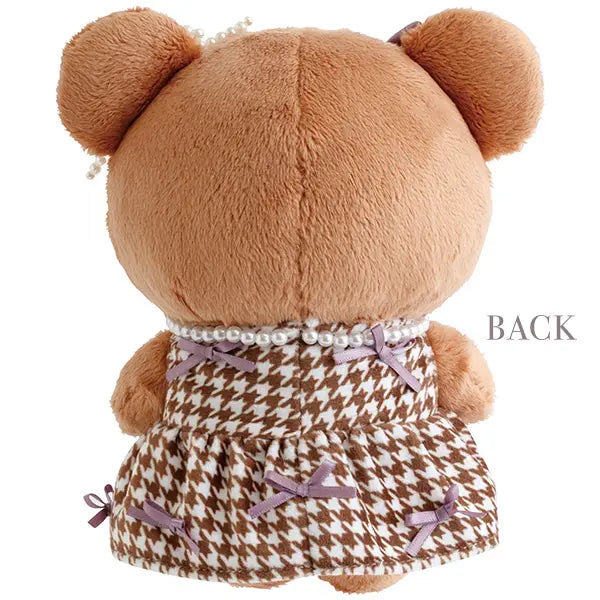 San-X | Maison de FLEUR x Rilakkuma Collaboration Plush Toy S - Chairoikoguma