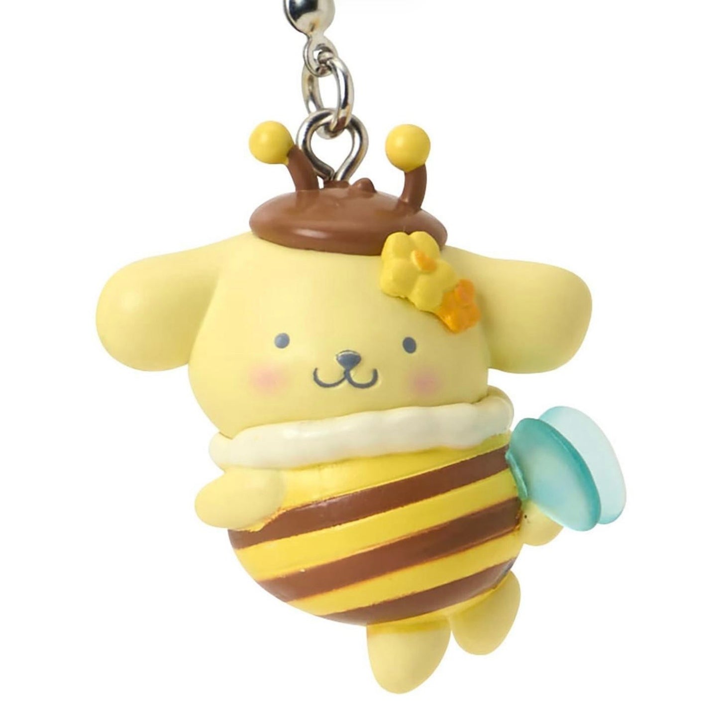 Sanrio | Sanrio Characters Flower-Loving Bee Phone Charm - Pompompurin