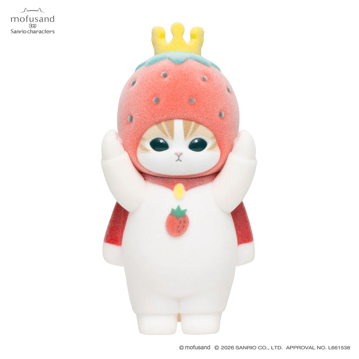Mofusand | Sanrio Characters x Mofumofu Flocked Figure Trading Collection Vol.3 Blind Box (8 Types)