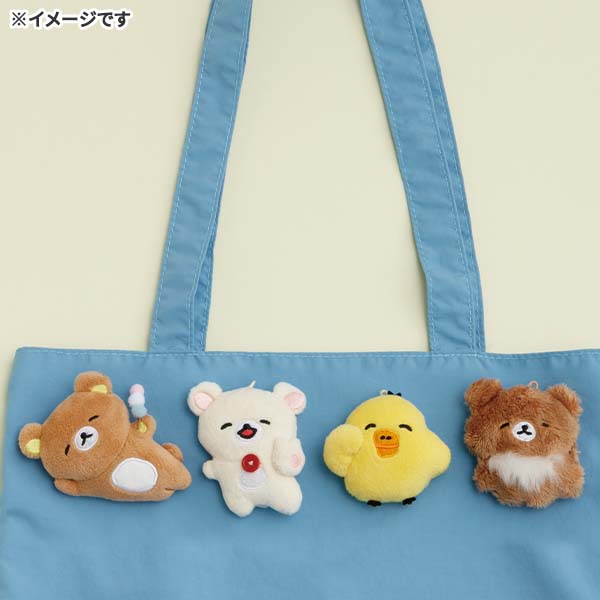 San-X | Rilakkuma Yuru Yuru Poka Poka Series Hanging Mascot Badge - Kiiroitori