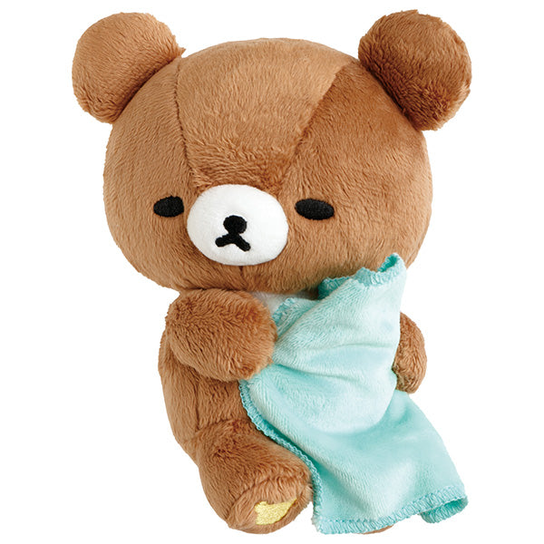 San-X | Rilakkuma Together Suyasuya Series Good Night Plush Toy - Chairoikoguma