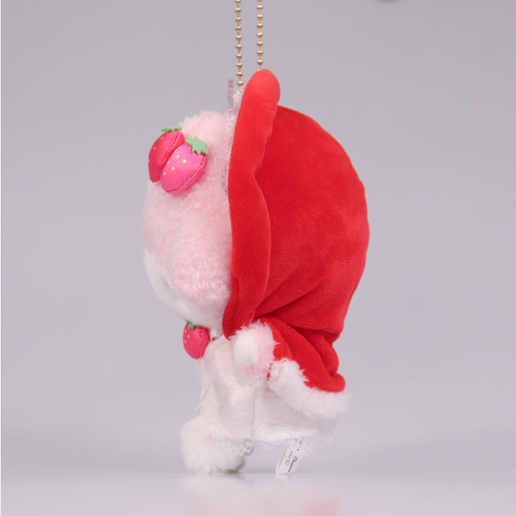 Sanrio | Sanrio Characters Ichigo Shimbun 25th Commemorative Princess Tezain's Revival Mascot | Strawberry Princess Plush Mascot - My Sweet Piano