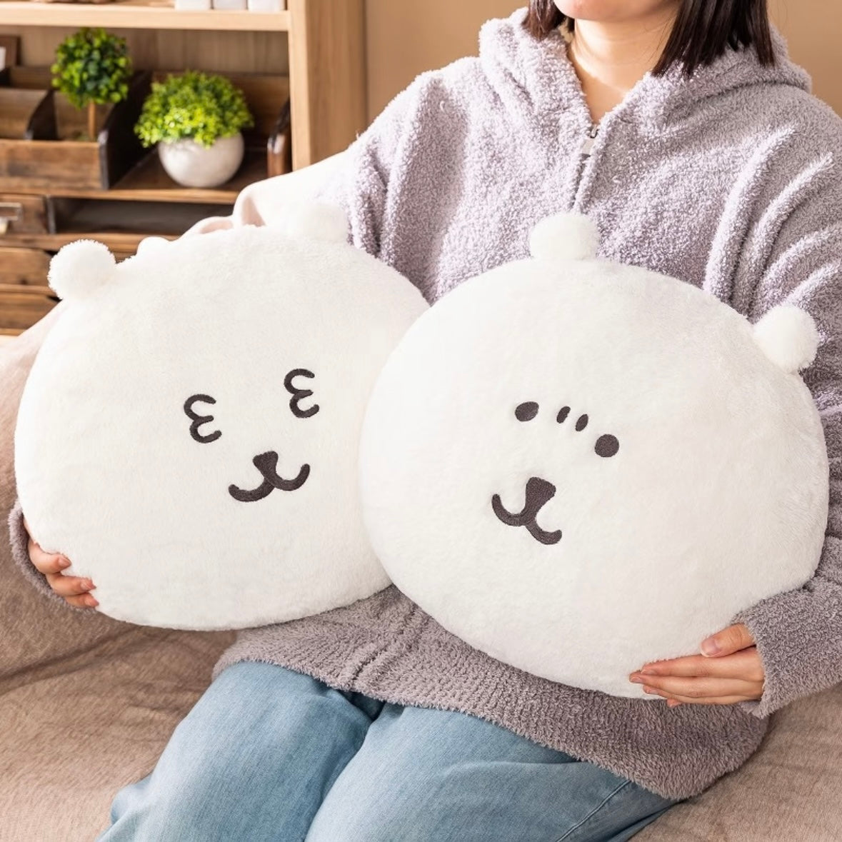 Nagano | Nagano Market Nagano Lottery | Full Of Bear Lottery Prize - C | Nagano Cushion (I’m Sleepy)