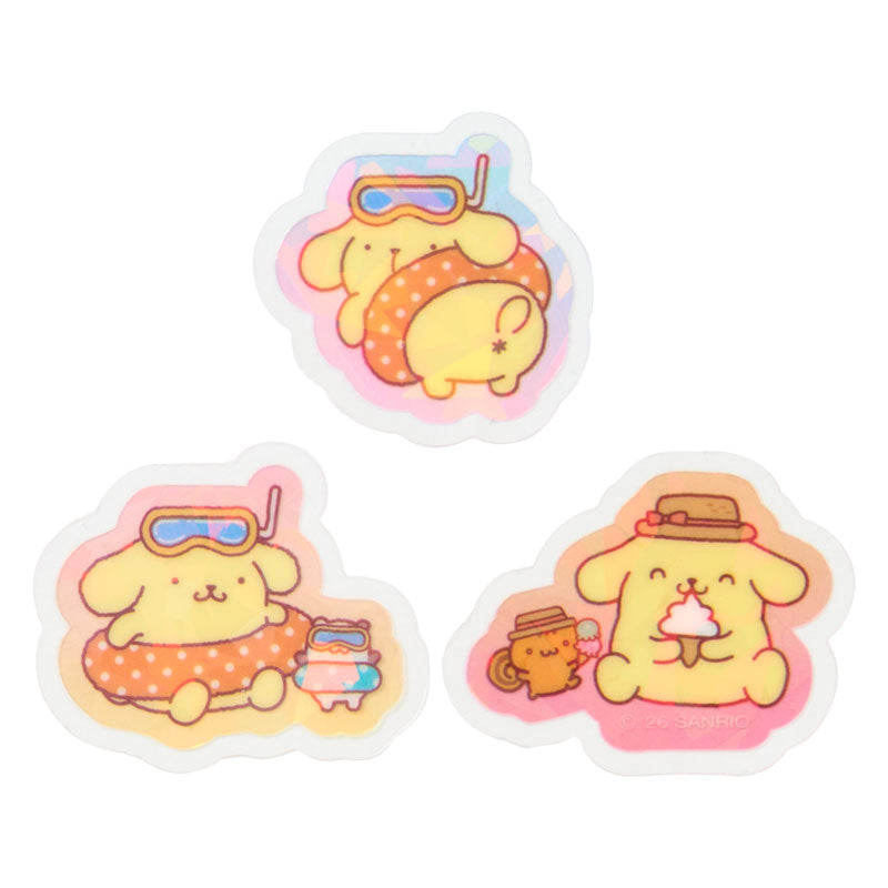 Sanrio | Sanrio Characters Summer Themed Sticker Pack - Pompompurin
