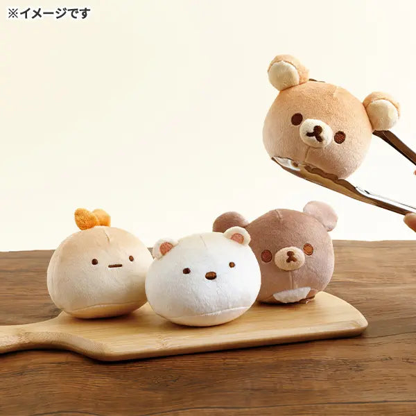 San-X | Rilakkuma Anytime Bakery Mochi Bread Plush Toy - Chairoikoguma