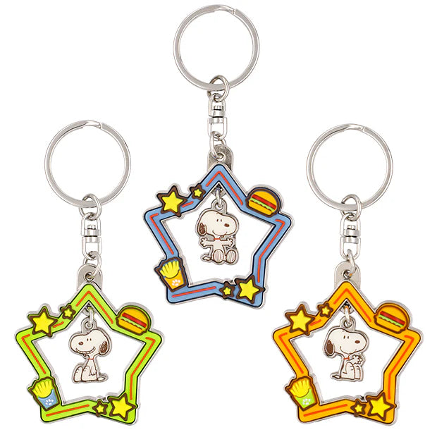 Universal Studios Japan | USJ Snoopy Star-shaped Keychain Set (3 Pieces)