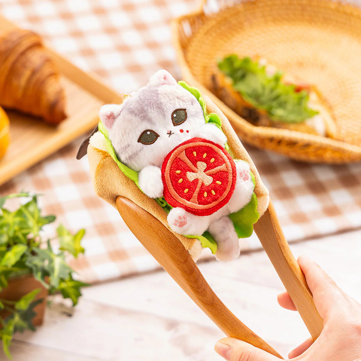 Mofusand | Mofusand Bakery Sandwich Meow Mascot Keychain