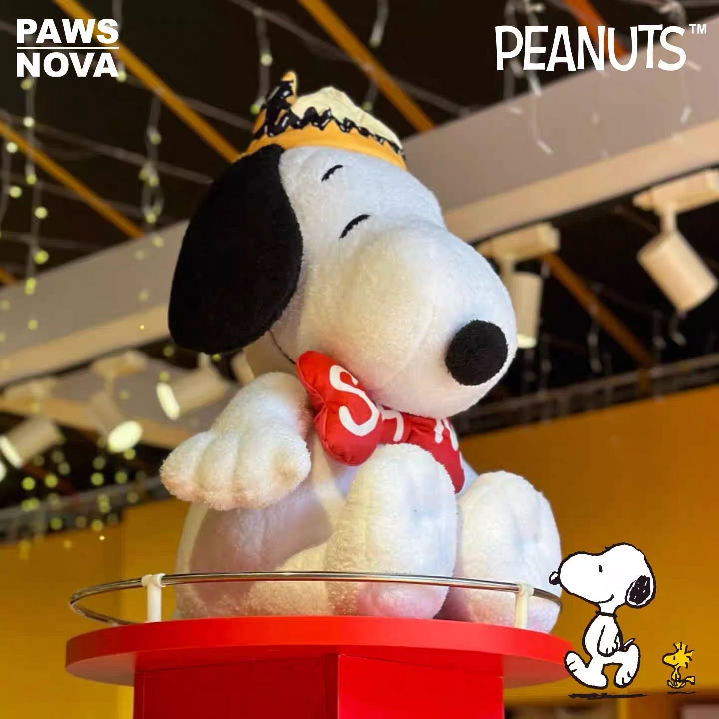 Paws Nova x Snoopy |  Peanuts 75th Anniversary Art For All SAMSAM Snoopy Plush Toy