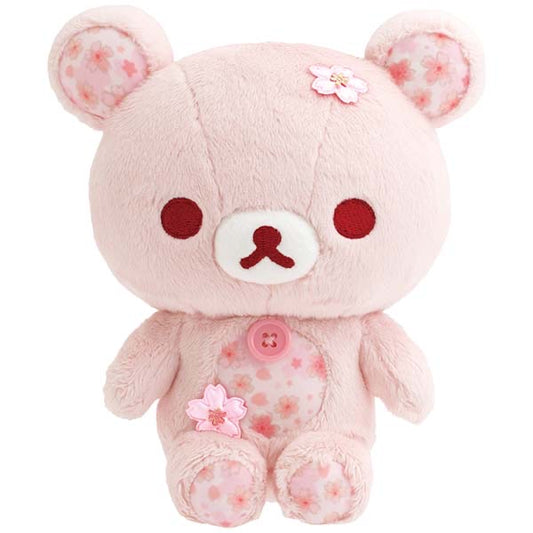 San-X | Rilakkuma Sakura Theme Plush Toy - Korilakkuma