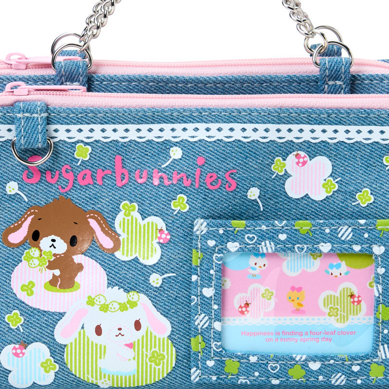 Sanrio | Sanrio Characters Munekyun Heisei Girls' Items Denim Pouch - Sugar Bunny