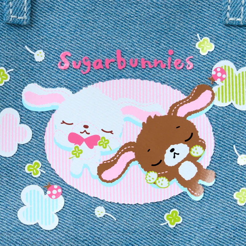 Sanrio | Sanrio Characters Munekyun Heisei Girls' Items Denim Pouch - Sugar Bunny
