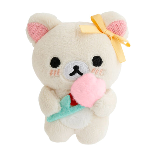 San-X | Rilakkuma Store Limited Tulip Plush Badge - Korilakkuma