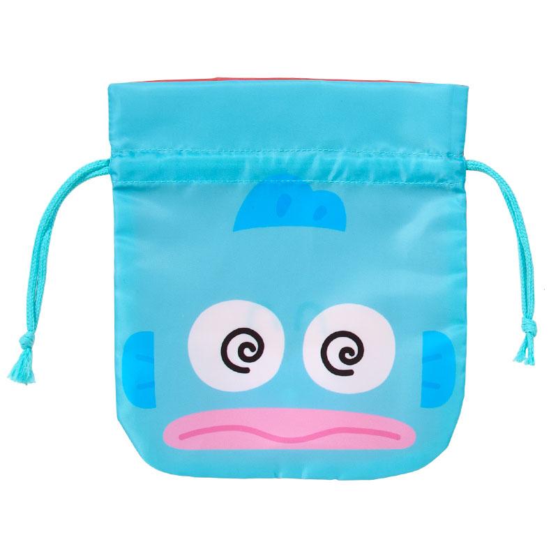 Sanrio | Hangyodon & Bad Badtz-Maru Funny Face Drawstring Pouch Set (2 Pieces) - Hangyodon