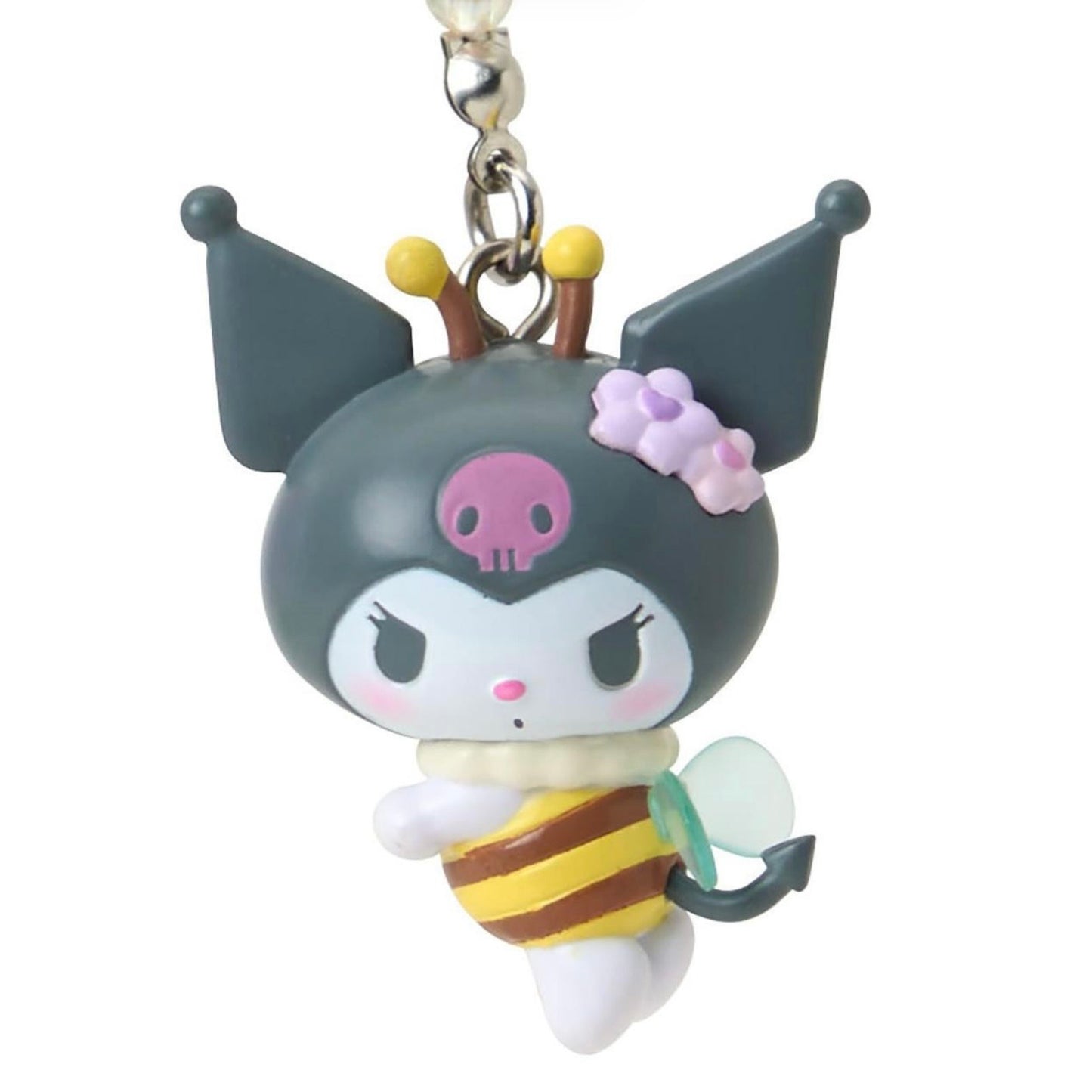 Sanrio | Sanrio Characters Flower-Loving Bee Phone Charm - Kuromi