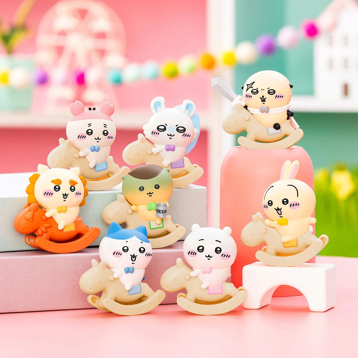 Chiikawa | 'Chiikawa GPSBOX Rocking Wooden Horse Figure Blind Box (8 Types)