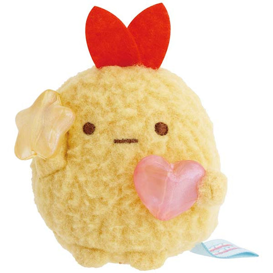 San-X | Sumikko Gurashi Gummy Party Hand-held Tenori Plush Toy - Shrimp Tail