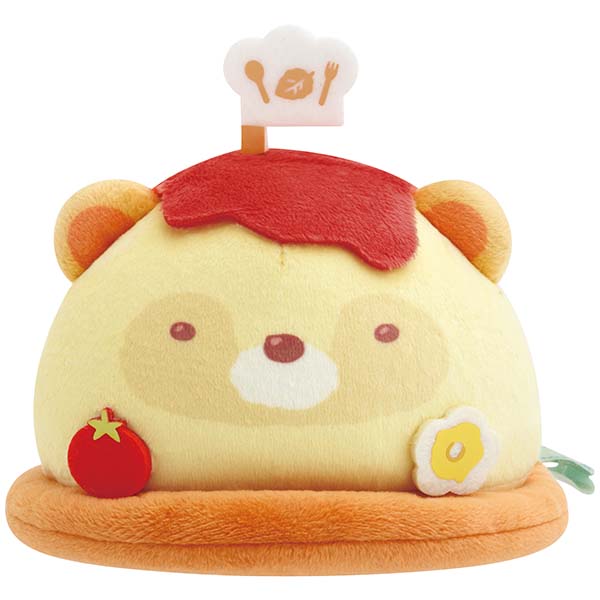 San-X | Sumikko Gurashi Raccoon Round Restaurant Scene Plush Toy