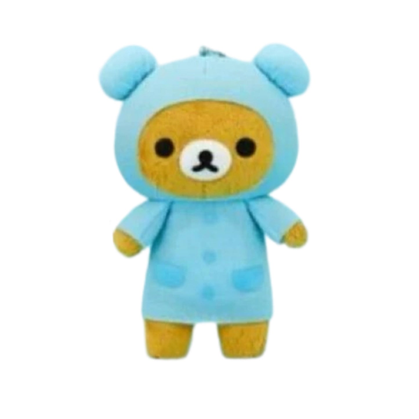 San-X | Rilakkuma Raincoat Hanging Plush Toy (Prize)