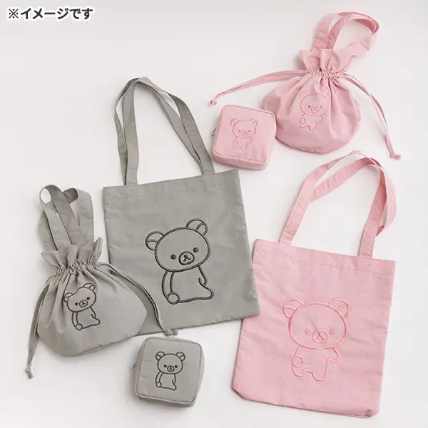 San-X | Rilakkuma Tote Bag - Pink