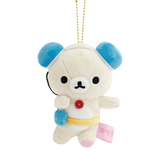 San-X | Rilakkuma Store Limited Korilakkuma Zurura Series Hanging Plush Toy - Music