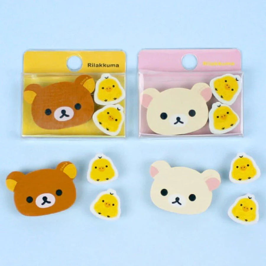 San-X | Rilakkuma Eraser Set