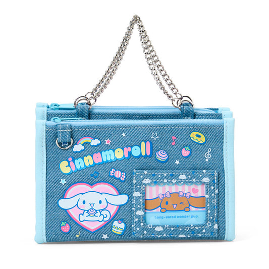 Sanrio | Sanrio Characters Munekyun Heisei Girls' Items Denim Pouch - Cinnamoroll